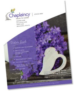 Cover of Chaplaincy Health Care Spring Newsletter